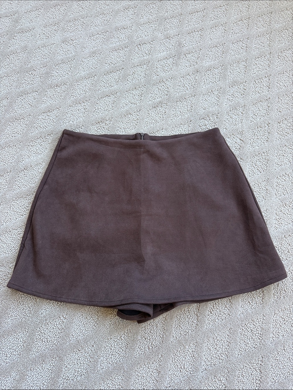 Brown A-Line Skort - Women's Skirt